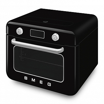 картинка Мини-печь с паром Smeg COF01BLEU чёрный  картинка Мини-печь с паром Smeg COF01BLEU чёрный