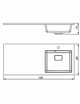 картинка Раковина Florentina АВАНТИ 1100R 