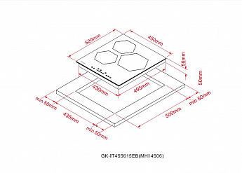 картинка Индукционная варочная панель Monsher MHI 4506  картинка Индукционная варочная панель Monsher MHI 4506