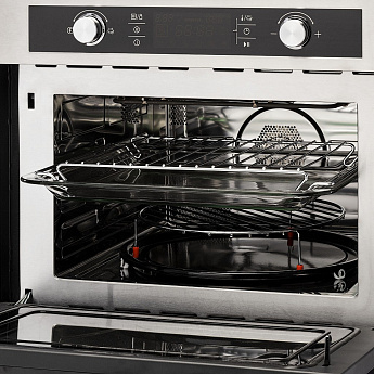 картинка Электрический духовой шкаф с функцией СВЧ Krona DUETTO 60 IX 