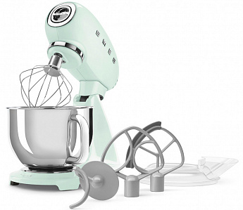 картинка Миксер планетарный Smeg SMF05PGEU постельный зеленый 
