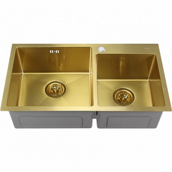 картинка Мойка для кухни Melana S7843HG PROFLINE золото 