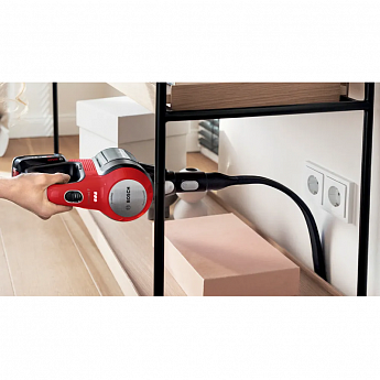 картинка Пылесос вертикальный Bosch BBS711ANM красный 