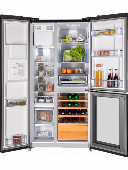 картинка Отдельностоящий холодильник Hiberg I-RFS 750G B 