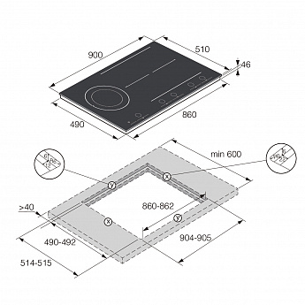 картинка Варочная панель Asko HID925MFC 