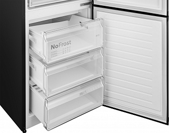 картинка Отдельностоящий холодильник Weissgauff WRK 2010 D Inverter NoFrost Black 