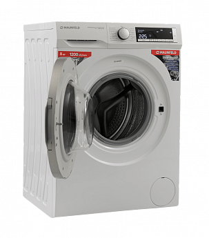 картинка Стиральная машина с паром Maunfeld MFWM128WH300 ST INVERTER SLIM 