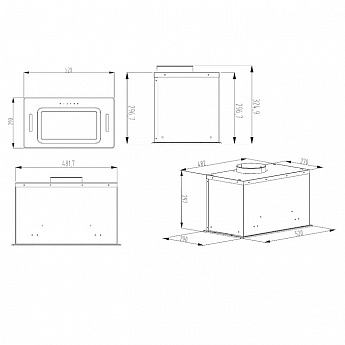 картинка Кухонная вытяжка Evelux Arvid 60 BG 