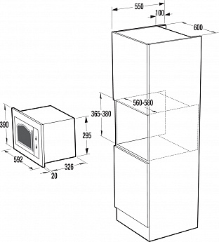 картинка Микроволновая печь Gorenje BM 235 CLI 