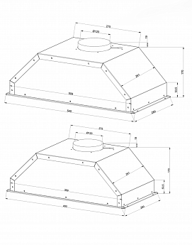картинка Кухонная вытяжка Monsher ANGERS 60 Acier 