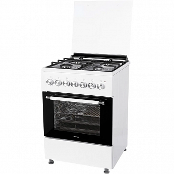картинка Комбинированная кухонная плита Nordfrost GE 6064 W  картинка Комбинированная кухонная плита Nordfrost GE 6064 W
