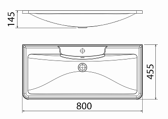картинка Раковина Florentina Аллегро 800 