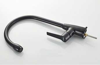 картинка Смеситель Ledeme L4069B черный 