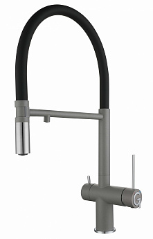 картинка Смеситель Rivelato Adria 1523517 grigio/cromo 