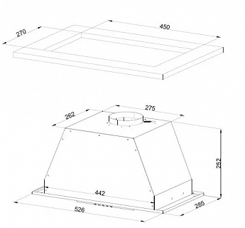 картинка |Discount| Кухонная вытяжка Kuppersberg INLINEA 52 WX 