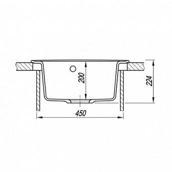картинка Мойка для кухни Florentina ЛАЦИО 510 
