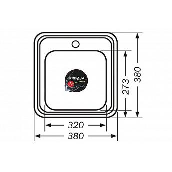 картинка Мойка для кухни Premial 3838 