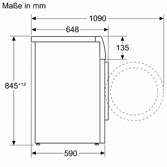 картинка Стиральная машина  с паром Bosch WGB256A0ME 