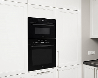 картинка Микроволновая печь встраиваемая Weissgauff BMWO-341 DB Black Edition 