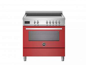 картинка Комбинированная кухонная плита Bertazzoni PRO95I1EROT красная 