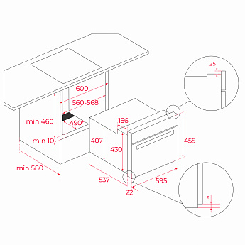 картинка Электрический духовой шкаф Teka HLC 8400 STONE GREY 