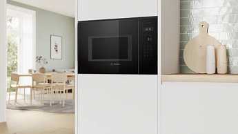 картинка Микроволновая печь встраиваемая Bosch BEL454MB1F  картинка Микроволновая печь встраиваемая Bosch BEL454MB1F