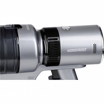 картинка Пылесос вертикальный беспроводной NordFrost V 400 Grey  картинка Пылесос вертикальный беспроводной NordFrost V 400 Grey