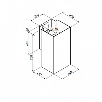 картинка Кухонная вытяжка Maunfeld BATH 402 Черный  картинка Кухонная вытяжка Maunfeld BATH 402 Черный