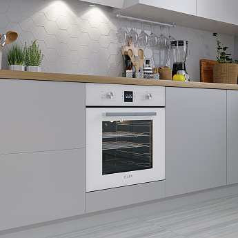 картинка Духовой шкаф Lex EDM 071 WH 