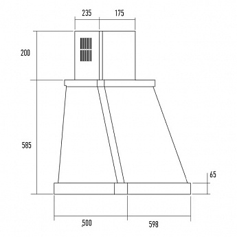 картинка Кухонная вытяжка Kuppersberg T 669 BOR BRONZE 