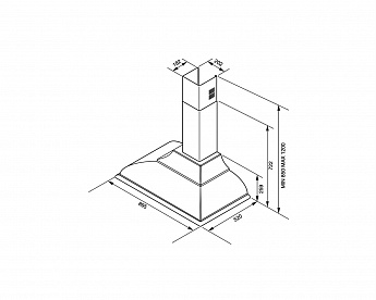 картинка Кухонная вытяжка Smeg KC19AOE 