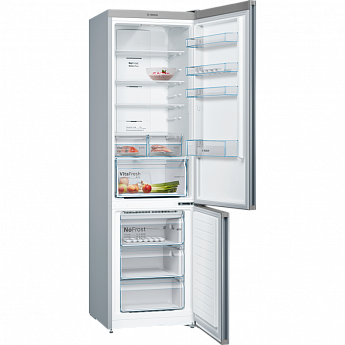 картинка Отдельностоящий холодильник Bosch KGN39XI30U нержавеющая сталь 