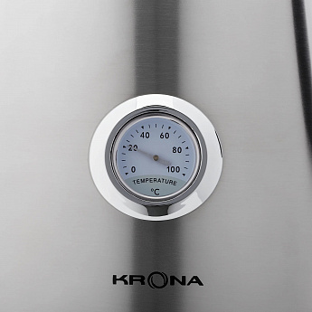 картинка Чайник электрический Krona Stahl Inox 1,7л  картинка Чайник электрический Krona Stahl Inox 1,7л