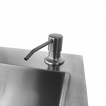 картинка Комплект Emar Satine (мойка, дозатор, корзина)  картинка Комплект Emar Satine (мойка, дозатор, корзина)