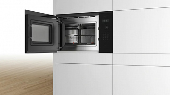 картинка Микроволновая печь встраиваемая Bosch BEL454MB1F  картинка Микроволновая печь встраиваемая Bosch BEL454MB1F