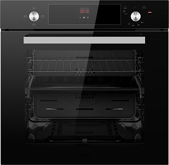 картинка Газовый духовой шкаф Weissgauff WGO 706 D BLACK GLASS  картинка Газовый духовой шкаф Weissgauff WGO 706 D BLACK GLASS