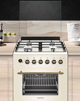 картинка Комбинированная кухонная плита Nordfrost GE 6064 YR  картинка Комбинированная кухонная плита Nordfrost GE 6064 YR