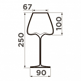картинка Бокалы для красного вина Omoikiri Omoikane-RW 