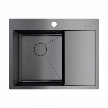 картинка Мойка Omoikiri Akisame-65-GM-L  картинка Мойка Omoikiri Akisame-65-GM-L