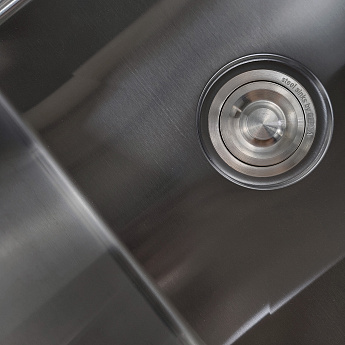 картинка Комплект мойка и смеситель Gerda 6045 G+SM.Black 