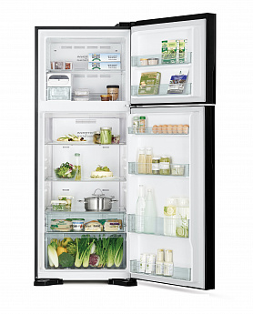 картинка Отдельностоящий холодильник Hitachi HRTN7489DFBBKCS черный 