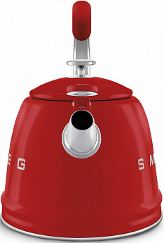 картинка Чайник со свистком Smeg WKF01RD красный 