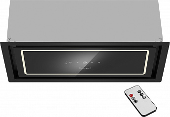 картинка Кухонная вытяжка Weissgauff Quadra 600 Touch Black Glass 