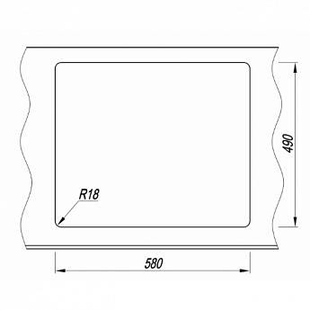 картинка Мойка для кухни Florentina РИВЬЕРА 600 