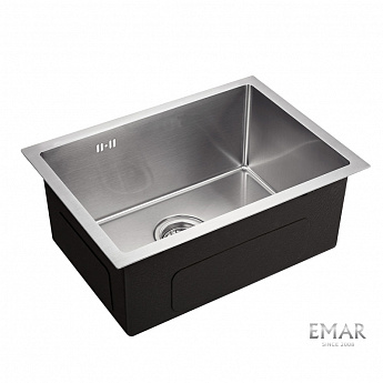 картинка Мойка для кухни Emar EMB-132 PVD Nano Satine  картинка Мойка для кухни Emar EMB-132 PVD Nano Satine