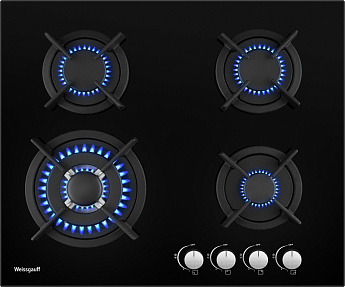 картинка Газовая варочная панель Weissgauff HG 640 BGH 