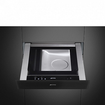 картинка Ящик для вакуумирования Smeg CPV115B3 чёрное стекло  картинка Ящик для вакуумирования Smeg CPV115B3 чёрное стекло