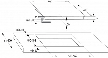 картинка Варочная панель Gorenje ISC645BSC 