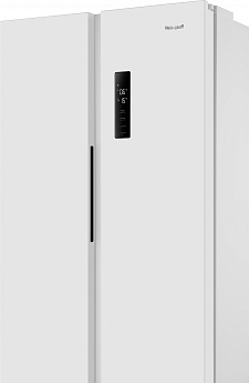 картинка Отдельностоящий холодильник Weissgauff WSBS 500 Inverter NoFrost White 