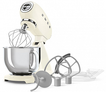 картинка Миксер планетарный Smeg SMF05CREU кремовый 